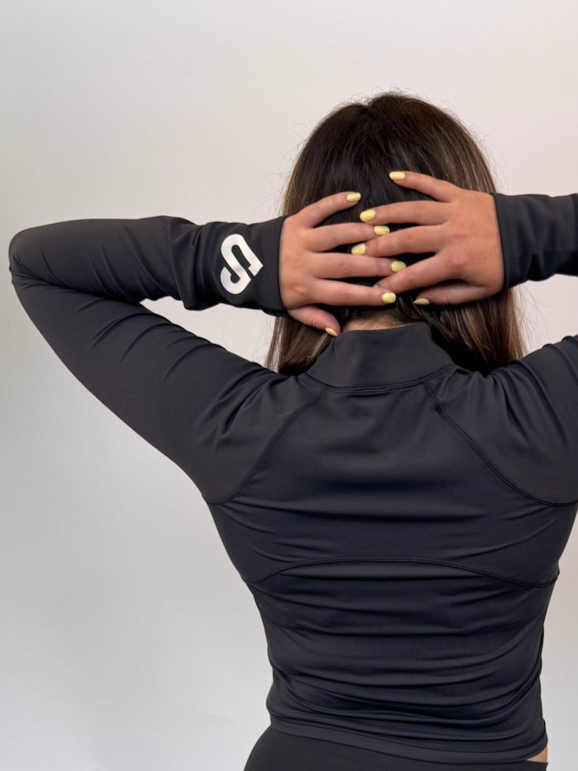 SHC lululemon It's Rulu Run Cropped Half Zip