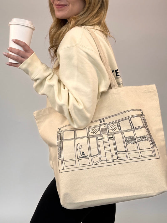 SHC Birthday Sketch Canvas Tote