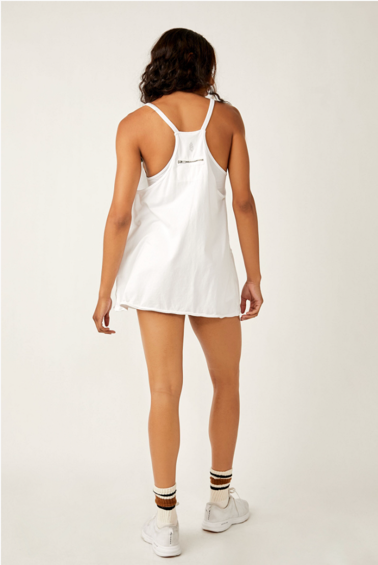 Hot Shot Mini Dress White