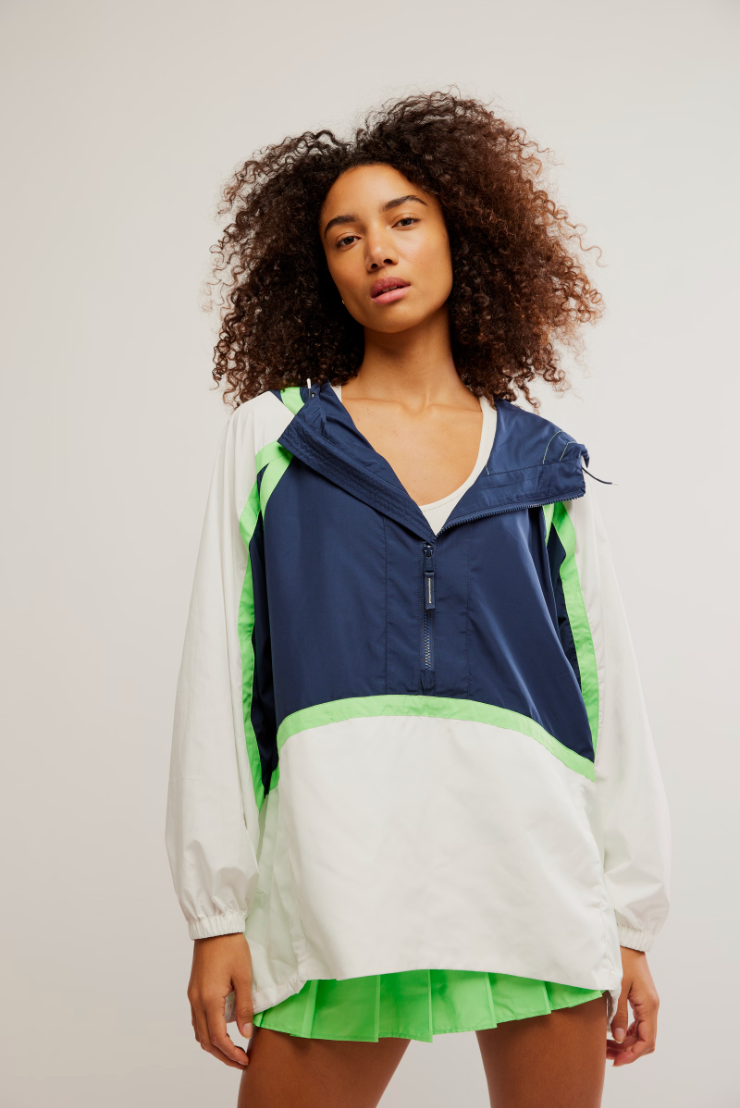 Care FP Like The Wind Colorblock Jacket Midnight Navy Combo