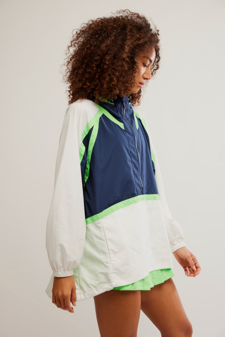 Care FP Like The Wind Colorblock Jacket Midnight Navy Combo