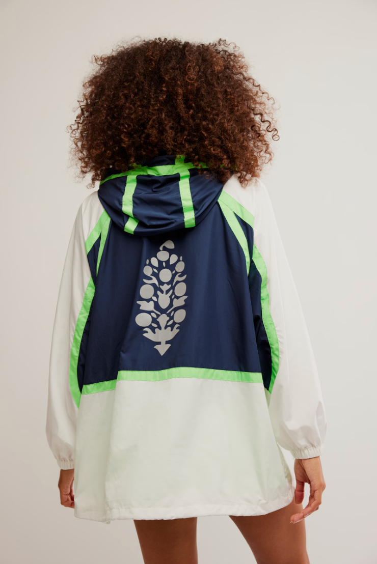 Care FP Like The Wind Colorblock Jacket Midnight Navy Combo