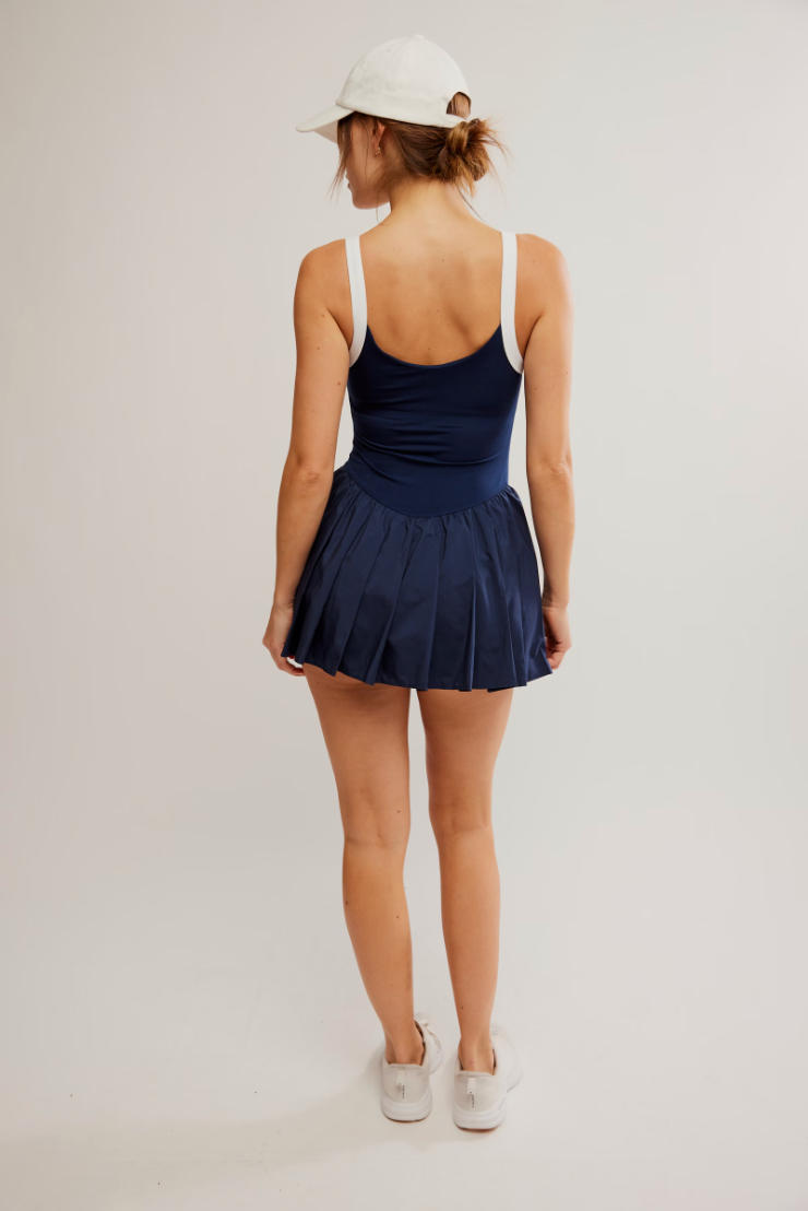 Swing of Things Skortskie Colorblock Navy