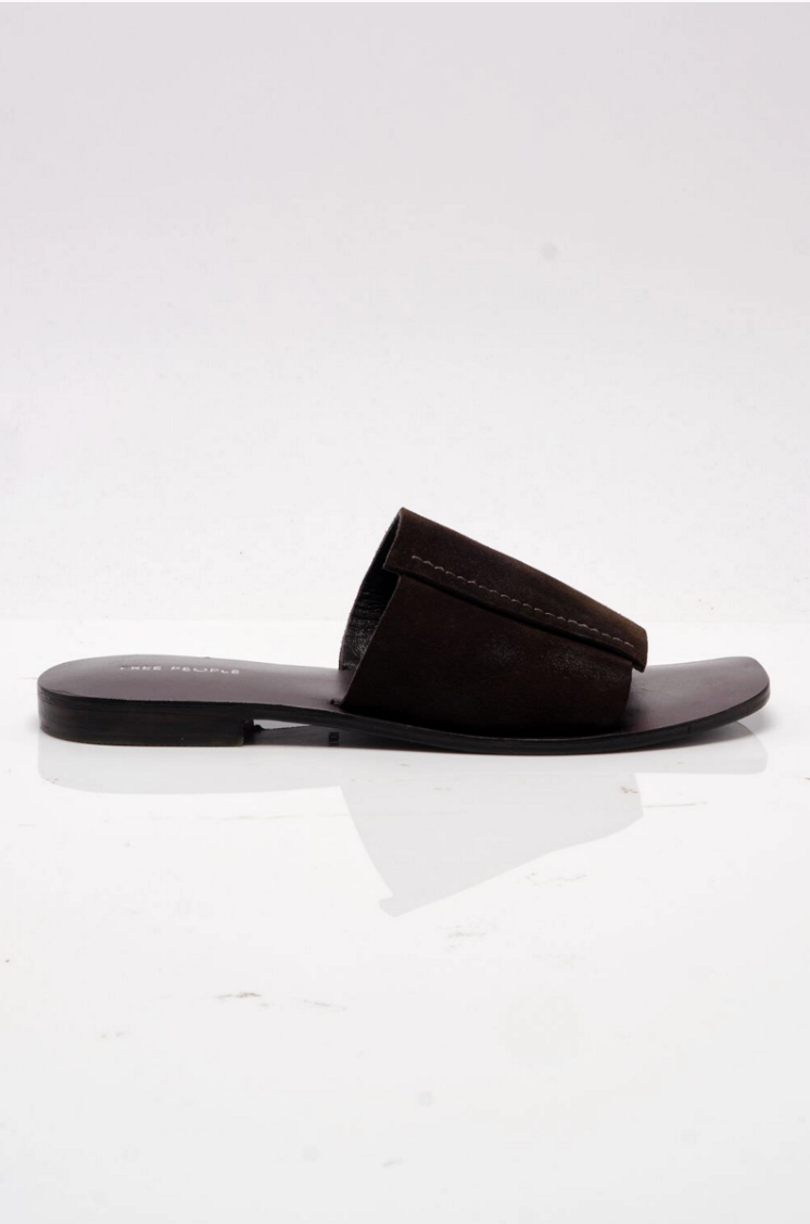 Verona Slide Sandal Espresso Suede