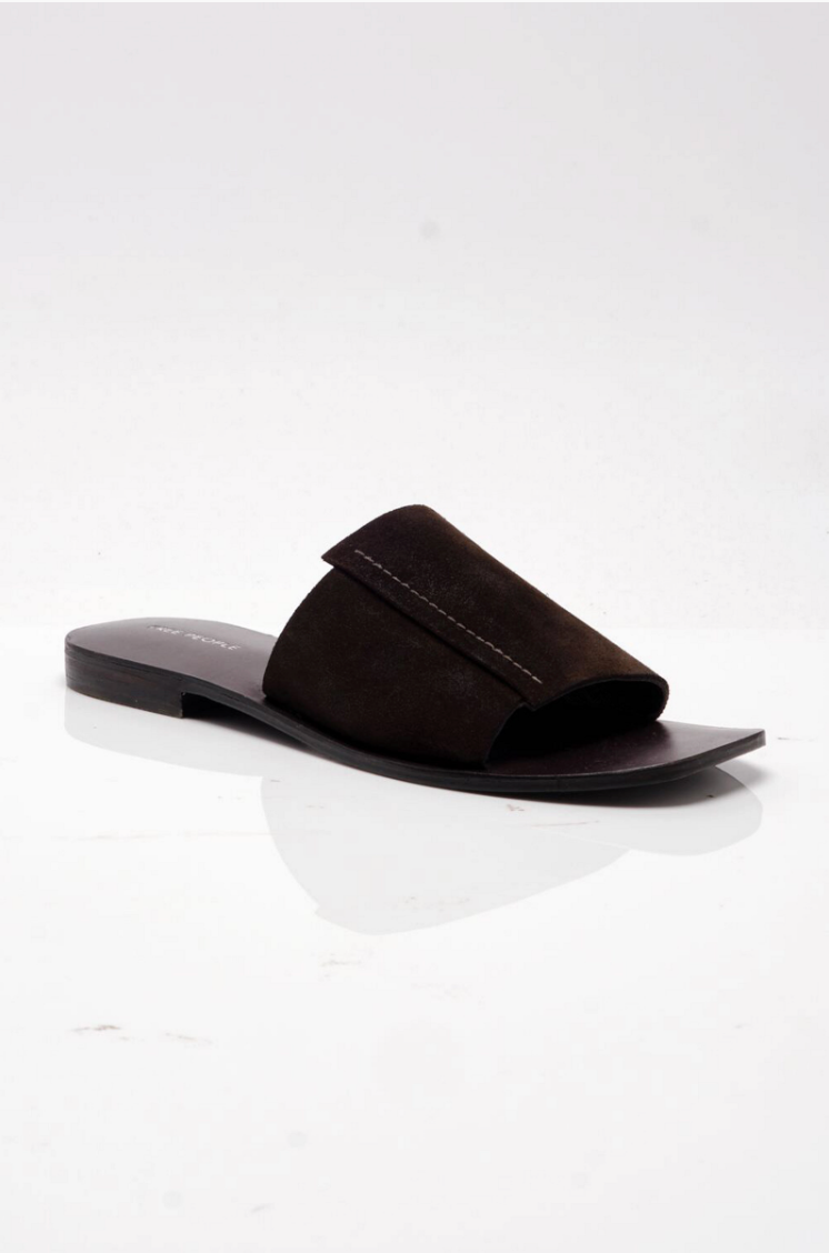 Verona Slide Sandal Espresso Suede