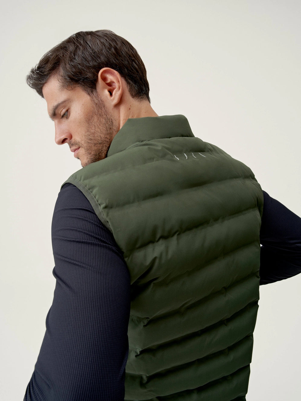 Sepik Gingerbread Vest Khaki Green